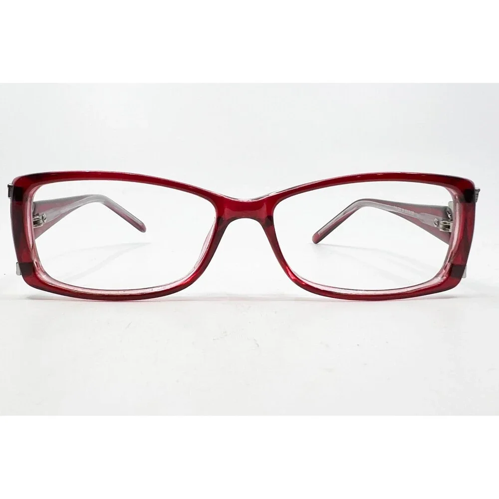 Traditions Eyeglass Frames Women Red T19 COL 30 Rectangular 53-15-130